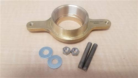 Flange, 2 In, Brass, For Waterless Urinals
