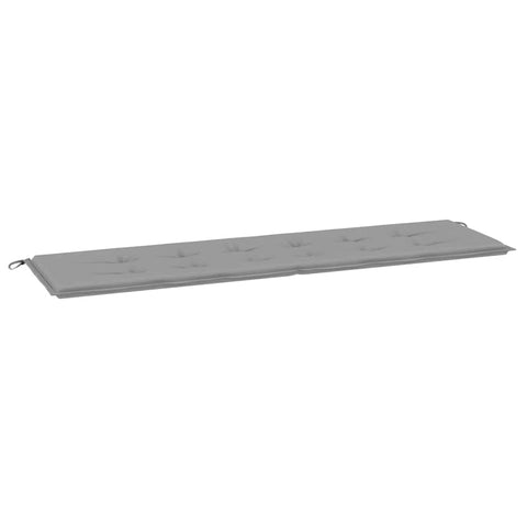 vidaXL Garden Bench Cushion in Durable Gray Oxford Fabric - 70.9"x19.7"x1.2" - Outdoor Seating Essential with Foam Fiber Filling