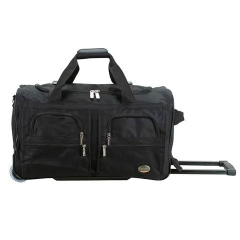 Rockland Rolling Duffel Bag, CAMO, 22"