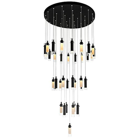 CWI Lighting Olinda 5-Inch Integrated LED Mini Pendant Light – Satin Gold Finish, Dimmable Modern Ceiling Fixture for Kitchen, Dining Room, and Entryway