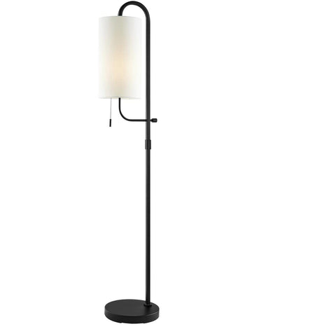 Lite Source Xandra 63 1/2" High Black Finish Modern Floor Lamp