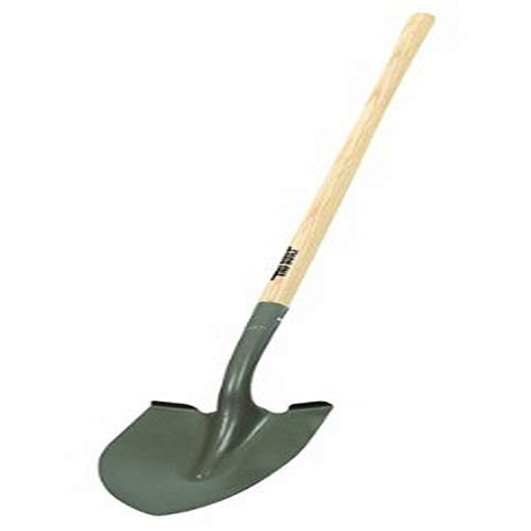 Truper 31173 Tru Built Round Point Shovel, Long Handle, 45-Inch