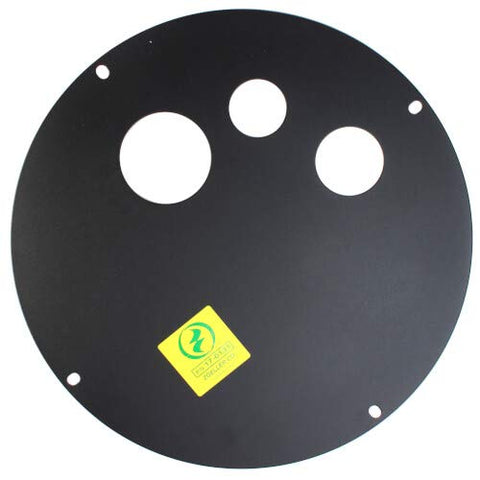 Sump Basin Cover, 18" - One Piece, Steel w/ 3" Vent, 1-1/2" Discharge, and Cord Grommet (Radon Lid)