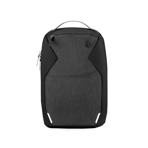STM Myth 18L Backpack - Durable, Stylish, and Practical Laptop Backpack with Multiple Pockets - Fits 15" Laptop and 16" MacBook Pro with Maximum Laptop Protection - Magnet Black