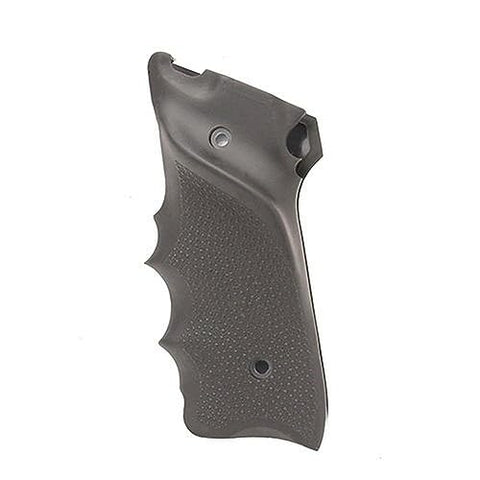 Hogue Ruger MK II/MK III Rubber Grip with Finger Grooves, Right Hand with Thumb Rest, Black - 82060