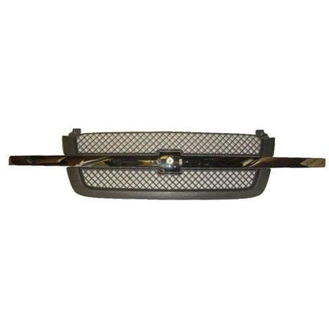 Sherman Parts SHE901-99-8 Grille for 2003-2007 Silverado Classic Exc SS Chrome & Dark Gray