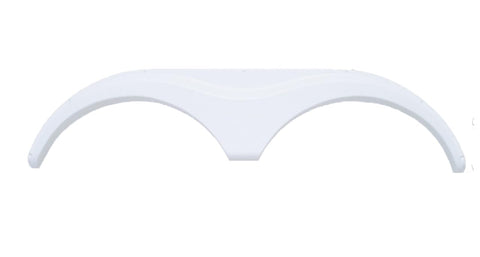ICON 01615 Tandem Axle Fender Skirt FS763 for Heartland - Polar White