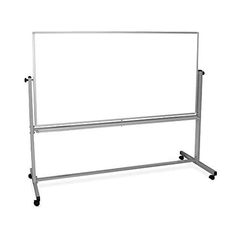 72 in.W x 40 in.H Double-Sided Magnetic Whiteboard - White