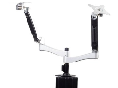 Silverstone Tek ARM Two Articulating Duo Arm Computer Monitor Desk Mount/Mounting Bracket (ARM22SC)
