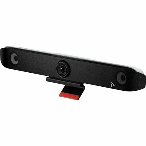 Poly Studio V52 USB Video Bar - for Meeting Room, Video Conferencing - Medium Room Size Supported - 3840 x 2160 (Live) - 4K UHD - 60 fps - 1 x Network (RJ-45) - 1 HDMI in - 2 HDMI Out - USB - Gigabit