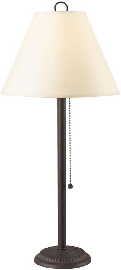 Cal Lighting CALBO-904TB-OW Traditional One Table Lamp Lighting Accessories,Black