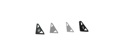 Road Armor - TRECK Rear Ratchet Strap and Vertical Support Mount - Tex Blk (Pair) (500BRS-RGK)