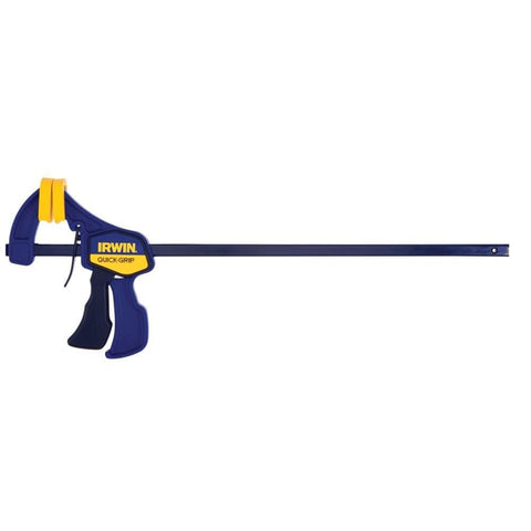 IRWIN QUICK-GRIP Bar Clamp, One-Handed, Mini, 12-Inch (1964744), Blue