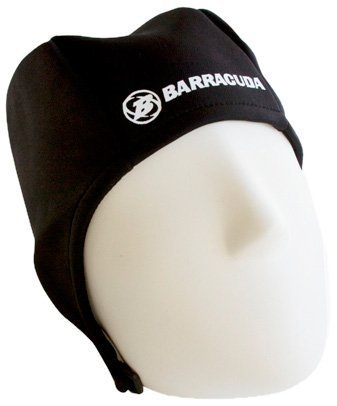 Barracuda Hothead Swim Cap, Black, Medium