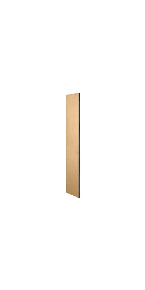 Side Panel - for 6 Feet High - 18 Inch Deep Designer Wood Locker - without Sloping Hood - Maple