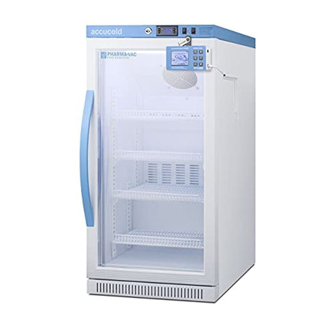 Summit Appliance ARG31PVBIADADL2B Performance Series Pharma-Vac ADA Height Glass Door Commercial All-Refrigerator, Designed for Freestanding or Recessed Installation with Data Logger