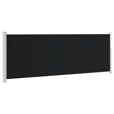 vidaXL Side Awning Green Grey, Black