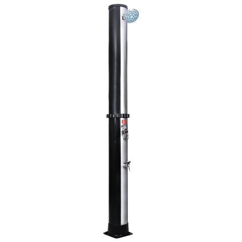 vidaXL Outdoor Solar Shower, Swimming Pool Shower with Head and Faucet, Garden Shower, Shower Stand for Backyard Beach Poolside, 10.6 gal