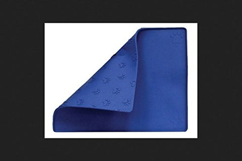 Prestige Prints Blue Plain Rubber 1 Pet Bowl For Universal