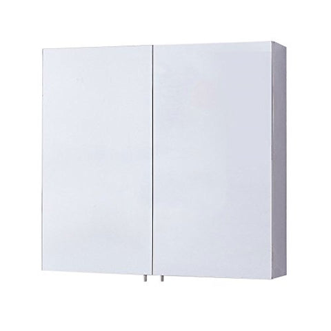 Bellaterra Home 808998 Bellaterra Double Door Mirrored Medicine Cabinet, 22" by 23"