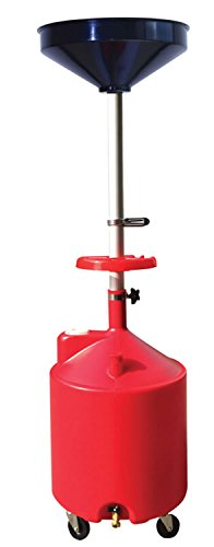 ATD Tools 5188 Plastic Waste Oil Drain with Casters - 18 Gallon