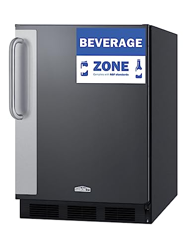 Summit Appliance 5.5 CU. FT. Commercial Refrigerator Without Freezer in Black, ADA COM
