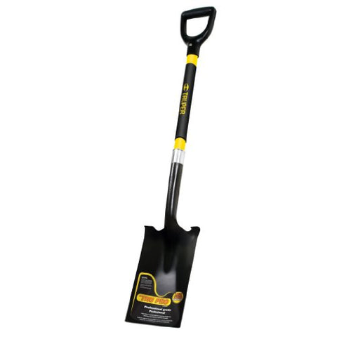 Truper 31202 Tru Pro Garden Spade, Fiberglass D-Handle, 29-Inch