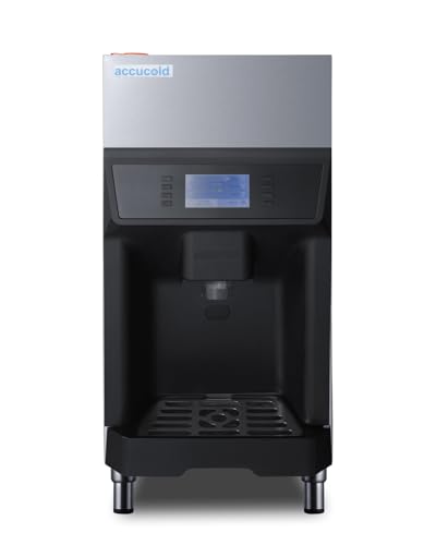 Accucold Commercial Ice & Water Dispenser, Countertop, 220 lbs. Nugget Ice Production Per Day, 6.2 lbs. of Storage, Energy Star Certified - AIWD220