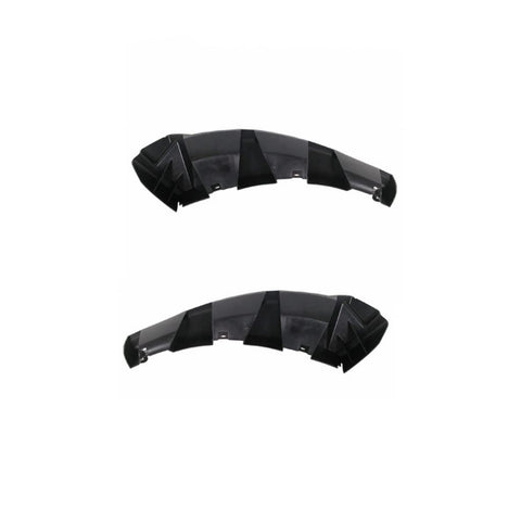 For Chevy Silverado 2500 HD 2007 2008 2009 2010 Bumper Cover Support Filler Driver and Passenger Side | Pair | Front | GM1042109, GM1043109 | 25824820, 25824821