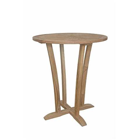 Anderson Teak TB-3590BT Descanso Round Bar Table, 35"