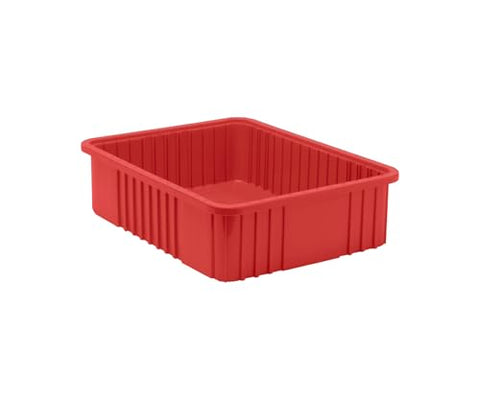 Quantum Storage DG93060 Dividable Grid Heavy Duty Part Organizer Bins - 22-1/2" x 17-1/2" x 6" - 3 Pack