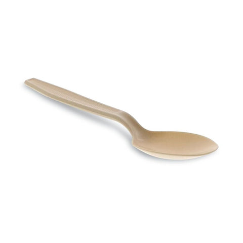 Pactive YPSMSTEC Earthchoice Psm Cutlery, Heavyweight, Spoon, 5.88, Tan, 1,000/carton