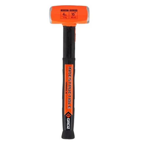 Groz 34502 16" Indestructible Striking Hammer, 4 lb