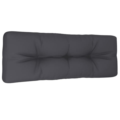 vidaXL Outdoor Pallet Cushion, Water-Repellent Fabric in Anthracite, Standard Size 47.2"x15.7"x4.7", Ideal for Patio, Deck, Garden