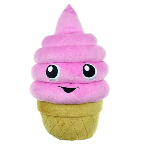 PetEdge Chomper Food Junkeez Plush Icecream Cone S