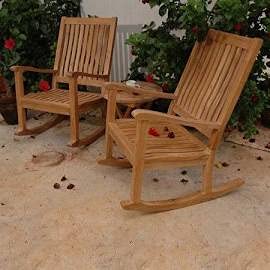 Anderson Teak Set-47 Del-Amo Rocking Armchair - Pack of 2