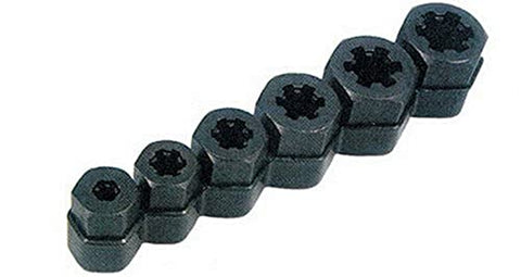 Lisle 19250 Stuck Bolt, Nut and Stud Remover Set - 6 Piece