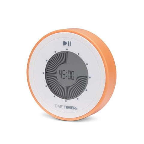 Time Timer Twist 90-Minute Digital Countdown Clock — for Kids Classroom Learning, Homeschool Study Tool, Teachers Desk Clock, Exercise and Kitchen Timer (Lake Day Blue)