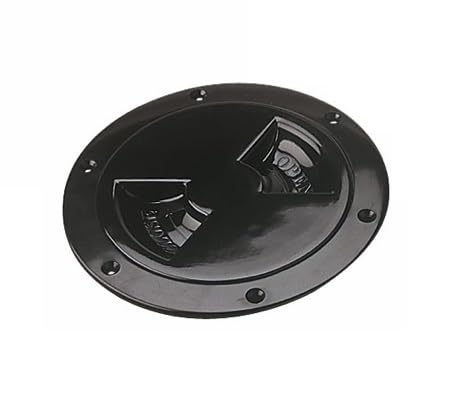SEA DOG LINE Screw Out Deck Plate 5-1/2" BLK