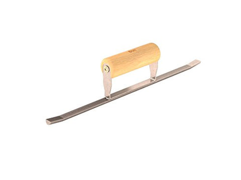 Bon Tool 11-332 14-Inch by 1/2-Inch Half Round Sledrunner with Wood Handle