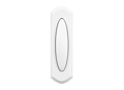 Heath Zenith SL-7797-02 Traditional Décor Series Wireless Door Chime Push Button, Off-White