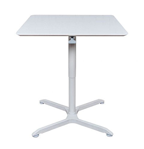 36 in. PNEUMATIC HEIGHT ADJUSTABLE SQUARE CAF TABLE -