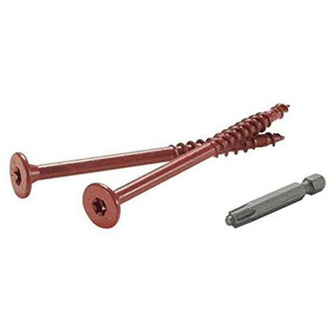FastenMaster Flatlok No. 14 x 6 in. L #40 Torx Tap Flat Head Epoxy Carbon Steel Wood Screws 250 pk