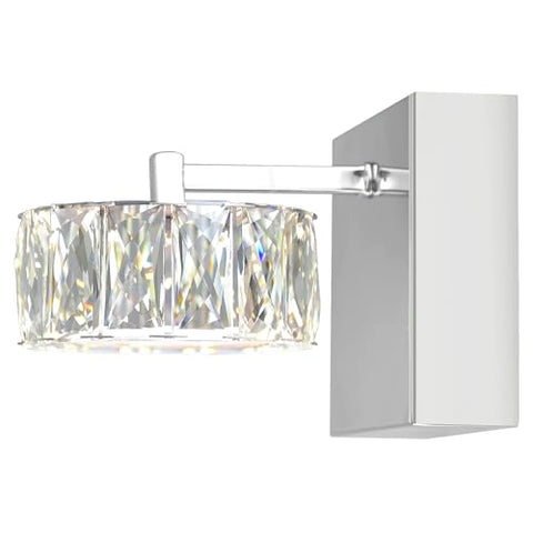CWI Lighting Milan LED Bathroom Sconce with Chrome Finish Fom