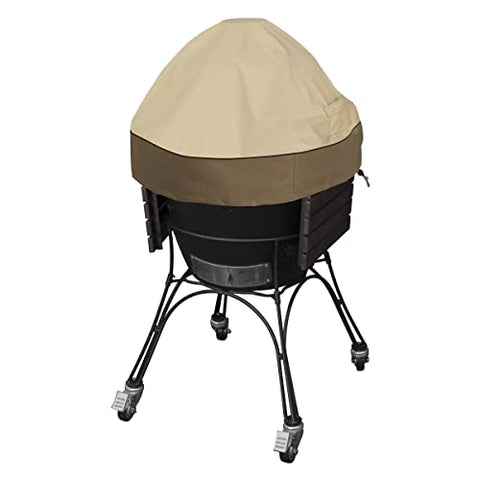 Classic Accessories Veranda Water-Resistant 27 Inch Kamado Ceramic BBQ Grill Dome Cover