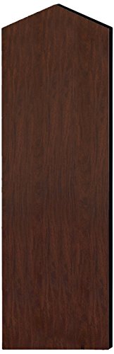 Salsbury Industries 33336DE-MAH Double End Side Panel for 21-Inch Deep Designer Wood Locker with Sloping Hood, Mahogany Brown