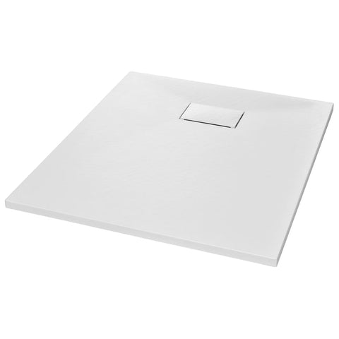 Shower Base Tray SMC White 35.4"x27.6" Bathroom Base Shower Receptor vidaXL