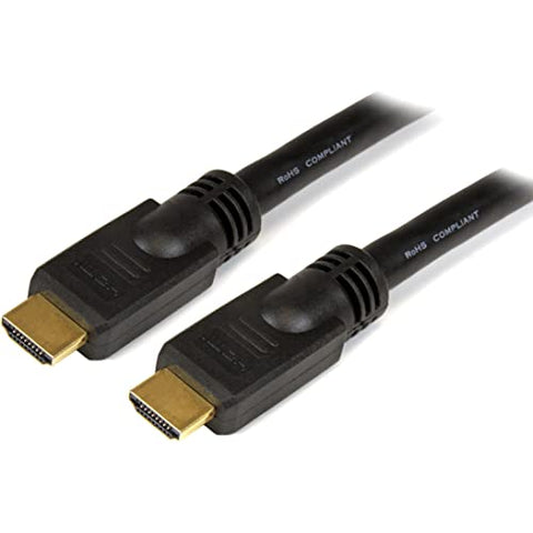 StarTech.com 25 ft High Speed HDMI Cable Ultra HD 4k x 2k HDMI Cable HDMI to HDMI M/M - 25ft HDMI 1.4 Cable - Audio/Video Gold-Plated (HDMM25)