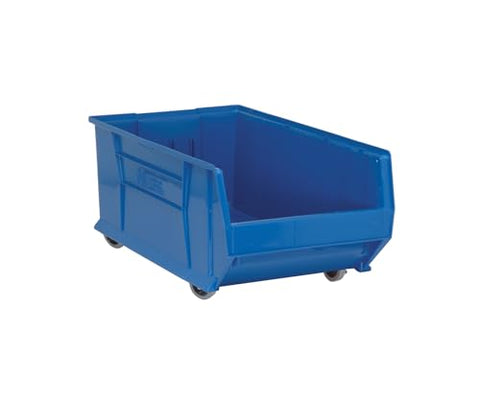 Quantum Storage Systems QUS985MOBRD Hulk Mobile Heavy Duty Part Organizer Red Bins 30" L x 19" W x 15" H