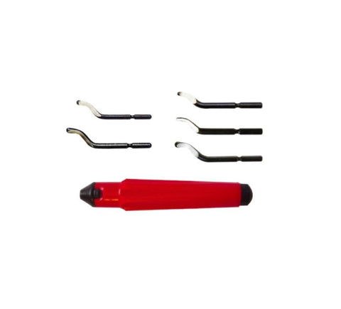 HHIP 2001-0226 6 Piece Royal Style Deburring Tool Set